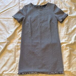 Atmosphere Black and White Textured Mini Dress